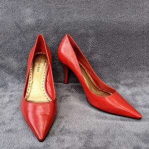 Gianni Bini Never-Worn Vintage Red Leather Heels